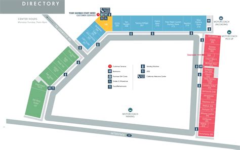 barstow outlets map.